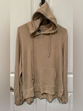 Interval Neutral Tan Hooded Sweatshirt